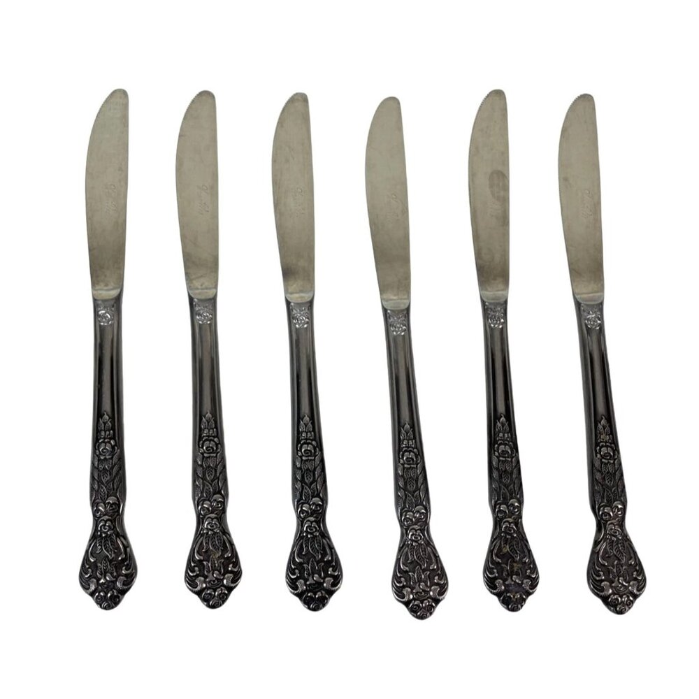 Set of 6 Versailles Stainless Steel Knives, MSI Made in Japan 8.75"